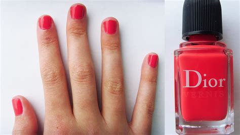 Dior Vernis Nail Color in Psychedelic Orange Beauty & Cosmetics 